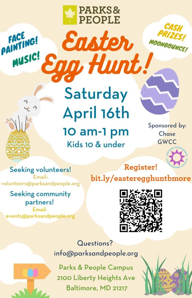 Flyer for Easter Egg Hunt