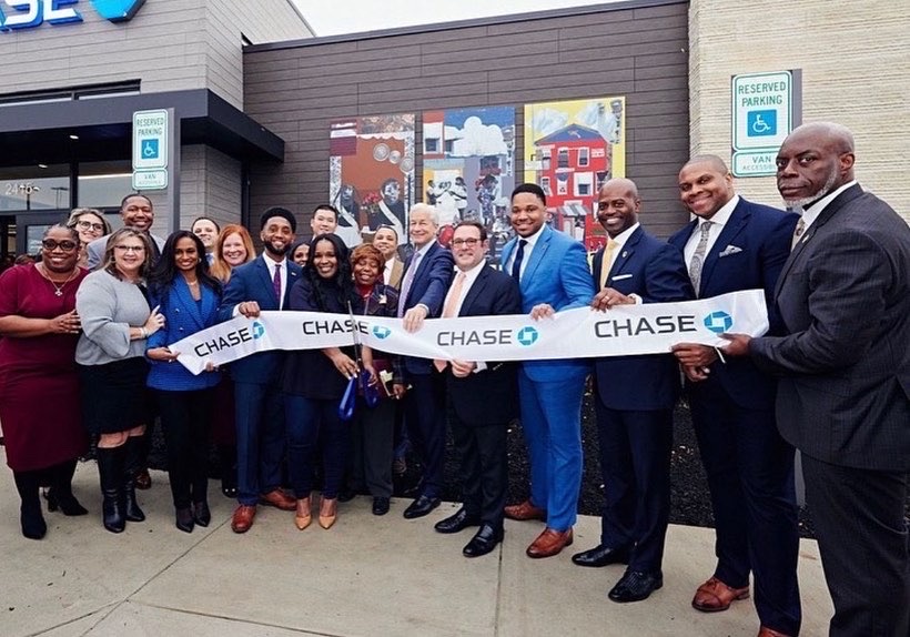 Chase Bank Grand Opening in Mondawmin